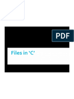 Files in C Language