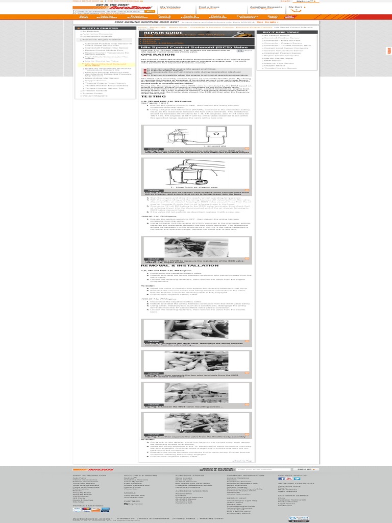 Suzuki Samourai Repair Guides - Electronic Engine Controls - Idle Speed ...