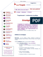 Définition _ Stratégique