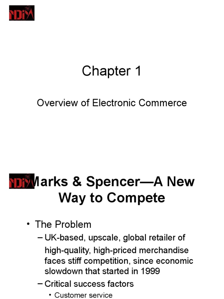 Overview of Electronic Commerce | PDF | Business | E Commerce