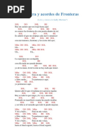 Letras de "Fronteras" de Gaby Moreno | PDF