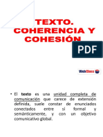 Cohesion y Coherencia Textual