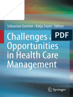 Challenges and Opportunities in Health Care Management, 2015