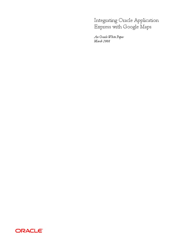 Integrating Apex With Google Maps 169532 PDF | PDF | Application ...
