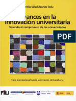 Avances en La Innovación Universitaria