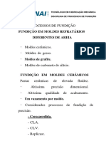 Fundição em Moldes Refratários e Moldes Metálicos PDF