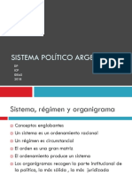 CLASE 18 Sistema Político Argentino