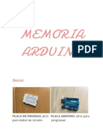 Memoria Arduino