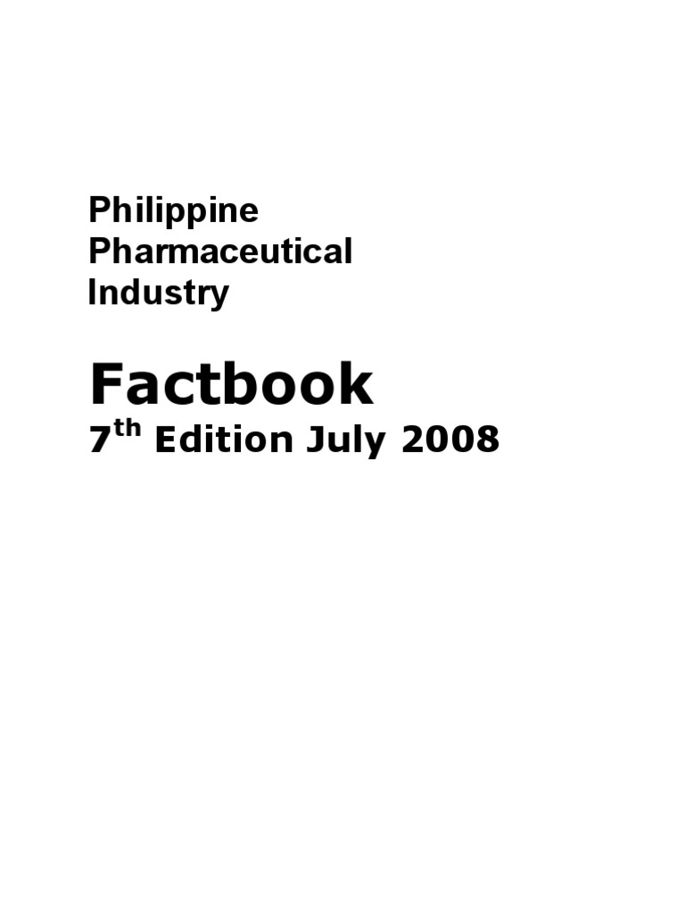 Philippine Pharmaceutical Industry PDF