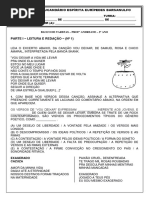 Bloco de Tarefas Lit Red 9 Ano Jun 2018 Karolayne