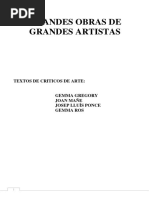 Grandes Obras de Grandes Artistas