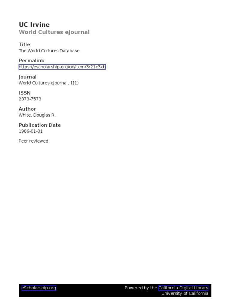 (Article) Database | PDF | Statistics | Sampling (Statistics)