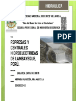 Represas y Centrales Hidroelectricas de Lambayeque - Ana Miranda