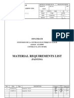 946x-Eca-Pr-P-00oo04 1 Material Requirement List Painting