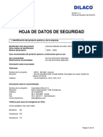 Hoja de Datos de Seguridad: 1. Identificación Del Producto Químico y de La Empresa