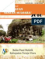 Statistik Daerah Kecamatan Sesean Suloara 2016