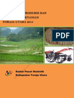 Luas Lahan Pertanian, Produksi Dan Alat Pertanian 2015