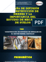 Construcción de drenes y mecánica de suelos en Rafael Gastelua
