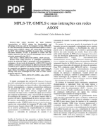 MPLS-TP, GMPLS e Suas Interações em Redes ASON