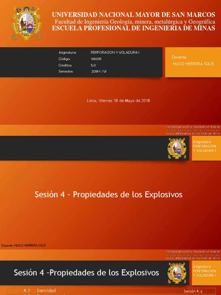 Propiedades de los Explosivos en Minería | PDF | Material explosivo | Agua