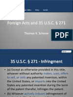 Foreign Acts and 271 Safe Harbor