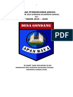 Dokumen RPJM Desa Gondang 2015-2020