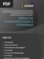 Modulo 10 Planeamento Anual e Estrategico