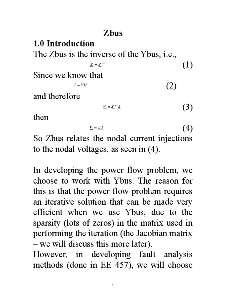 Zbus Building Algorithm Explained | PDF | Matrix (Mathematics ...