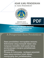 Asas Asas Pendidikan