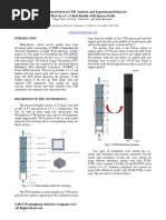 Comparison Between CFD Analysis and Experimental Data