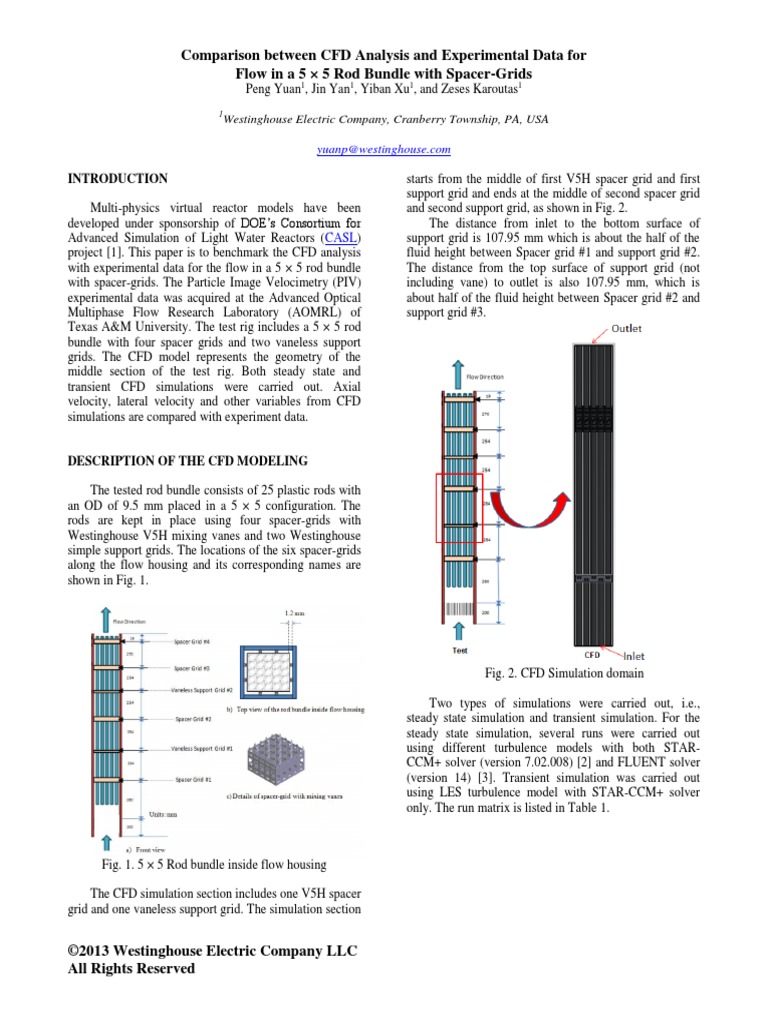 Comparison Between CFD Analysis and Experimental Data | PDF ...