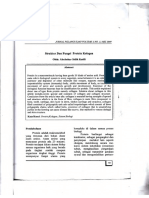 Struktur Dan Fungsi Protein Kolagen PDF
