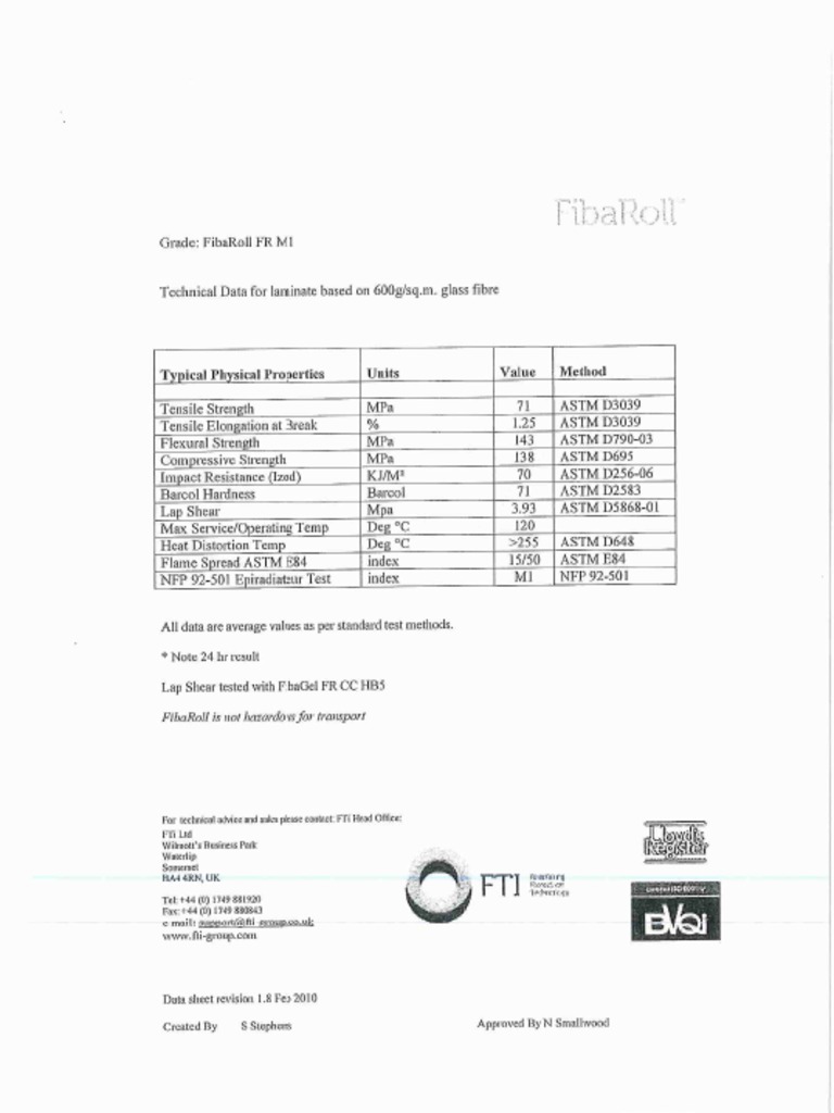 GRP Cladding Material | PDF