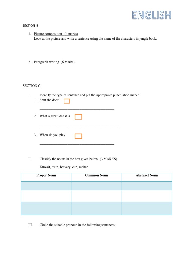Proper Noun Common Noun Abstract Noun | PDF | Language Arts ...