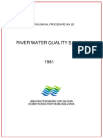 Hydrological Procedure No 22 - 1981 - River Quality Sampling