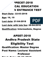 Start Date: 22-03-2018 Age: 16, 19 Last Date: 21-04-2018 Last Date With Late Fee: 28-04-2018 Qualification: Intermediate, Degree