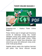 Kaskus Poker Online Bagian 2