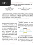 Droidmark - A Tool For Android Malware Detectionusing Taint Analysis and Bayesian Network