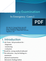 Laboratory Examination in Emergency Cases I