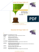dōTERRA Essential Oil Usage Guide A Z PDF