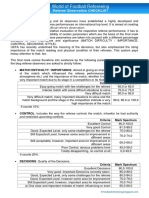 World of Football Refereeing: Referee Observation CHECKLIST