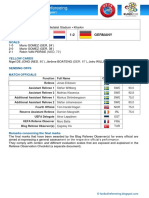 World of Football Refereeing: Netherlands 1:2 Germany