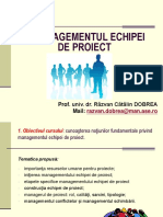 7 Managementul Echipei Proiect