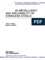 243223080 Welding Metallurgy and Weldability of Stainless Steels John c Lippold Damian j Kotecki PDF