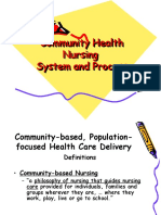 Community Health Nursing System and Process