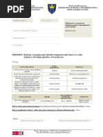 Zahtjev Za Probne Table | PDF