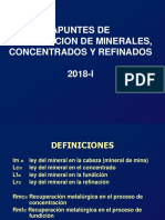 Valorización Minerales y Concentrados