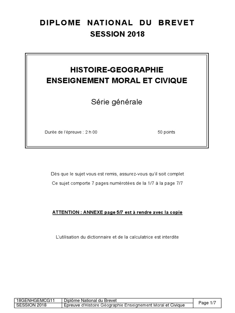 DNB 2018 histoiregéo_EMC Résistance française France