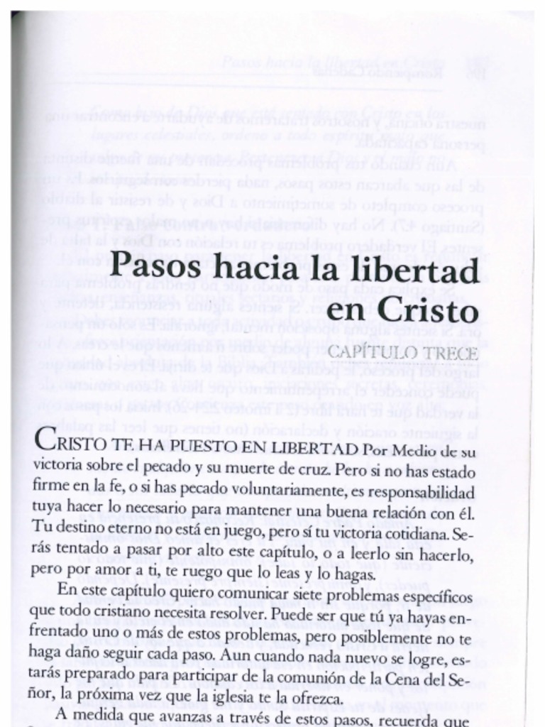 Pasos Hacia La Libertad en Cristo - Mabel PDF | PDF