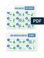 Que Hacer en Caso de Sismo o Incendio